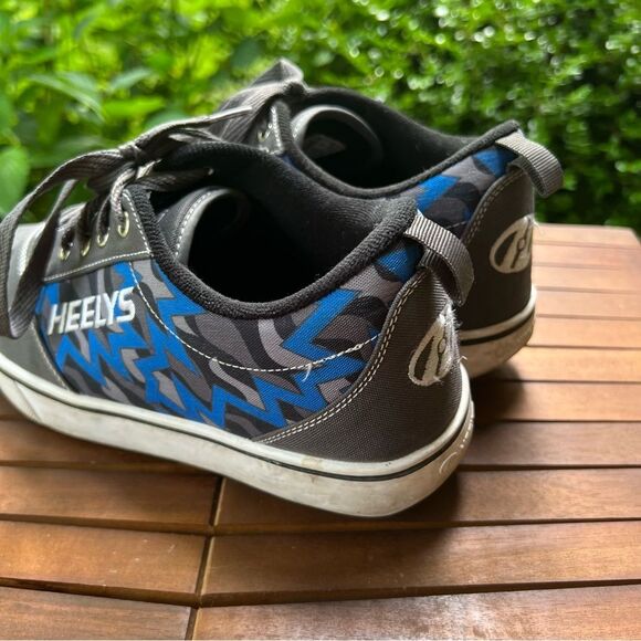 Heely’s size 7 Men’s skate shoes Grey & Blue/Black Camo - Picture 6 of 16